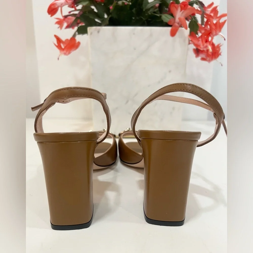 GUCCI
Lady Horsebit 75 leather sandals - Picture 4 of 10